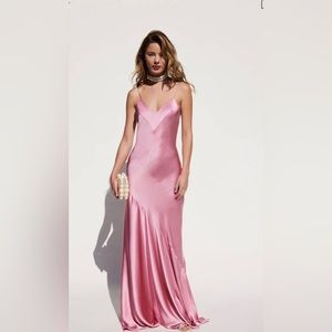 Cult Gaia Crissy Gown Shell Pink - L - New with Tags
